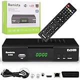 Romicta HD Receiver für Satelliten, Sat Receiver mit HDMI, DVB-S/S2, PVR, EPG, SCART, LAN, USB...