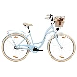 Goetze Style 28 Zoll Damen Citybike, 18 Zoll Tiefeinsteiger, 3-Gang Nabenschaltung, Rücktrittbremse...