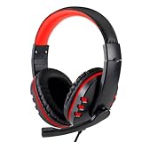 Retoo Gaming Headset, Kopfhörer mit Kabel für PS4, PS5, PC, Xbox, Gamer Headphones mit Mikrofon,...