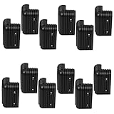 LOORGVEL 12 Stück Teiliges Dreieckiger Kantenschutz aus Robustem Schwarzem Kunststoff Stoßfeste...