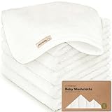 6-Pack Babywaschlappen - Weiche Bambus-Waschlappen für Babys, Kinder, Ultra Absorbierende...