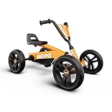 BERG Buzzy Orange Kinder Go-Kart ab 2 Jahren, Oranges Tretfahrzeug Kettcar, Robustes Kindergokart...