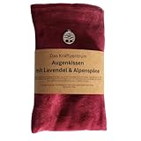 Das Kraftzentrum Augenkissen – Handgefertigt mit Lavendel & Alpenholzspänen – Weiches Augen-...