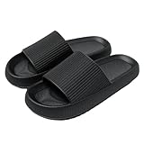 PLOZINDA Hausschuhe Damen Frauen-plattform-hausschuhe Sommer Beach Sandalen Freizeit Innen...