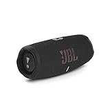 JBL Charge 5 Bluetooth-Lautsprecher in Schwarz – Wasserfeste, portable Boombox mit integrierter...