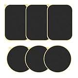 ePicsoa Metallplatte Handy, 6 Stück Handy Metall Platte, Metallplättchen Selbstklebend, Schwarz...