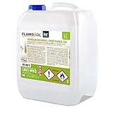 Höfer Chemie 5 L FLAMBIOL® Premium Brenngel für Brenngel Dekofeuer, Lampe und Kamine -...