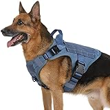 rabbitgoo Hundegeschirr für Große Hunde Taktische Hundegeschirrwest mit Griff No Pull...