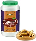 VITAIDEAL ® Curcuma (Kurkuma, Curcumin) 90 Kapseln je 450mg, aus rein natürlichen Kräutern, ohne...