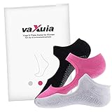 Vaxuia Unisex Adult Yoga Socken für Pilates, Ballett und Stange, 3 Paar Baumwollsocken,...