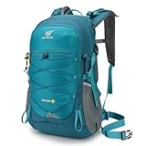 SKYSPER Wanderrucksack 25L, Klein Rucksack mit Rückenbelüftung aus atmungsaktivem 3D Air Mesh...