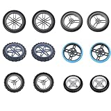 Technik Reifen & Felgen Ersatzteile Set, 12 Stück für Technik Motorradreifen Fahrradreifen...