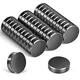 30 Stück Magnete für Magnettafel, 18 x 5mm Ferrit Magnete Stark, Magnete Schwarz...