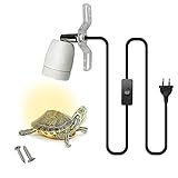 NANEEZOO Reptil Heat - Lampe mit 360°Rotating Keramik Heizung Lampe Schildkröte Heat Spot Lampe...