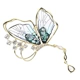 Healvian Transparente Schmetterling Brosche Pin Damen Kleidung Anstecker Eleganter Tier Schmuck...