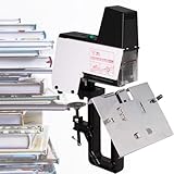Elektrischer Hefter, 9-Gang-automatische Schreibtisch-Bindemaschine mit Fußschalter, Nähtiefe 100...