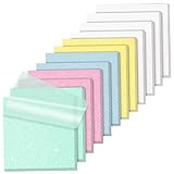 12 Stück glitzernde Haftnotizen, 7, 6 x 7, 6 cm, transparente Haftnotizen für Büro, Schulbedarf...