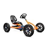 BERG Gokart Buddy B-Orange | Kinderfahrzeug, Tretauto mit Optimale Sicherheid, Luftreifen und...