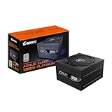 GIGABYTE Aorus Elite P1000W Power Supply - PCIe 5.0, 80 Plus Platinum, Fully Modular Design, 120 mm...