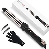 360° Rotierender Lockenstab Automatisch, PARWIN PRO BEAUTY Lockenstab Curling Iron 32mm,...