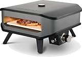 Cozze® 90349 13' Gas Pizza Ofen mit Thermometer mobiler Pizzaofen Pizzastein Gasgrill bis 400...