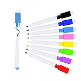 VOTON Whiteboard Marker, 8 Farbe Magnetische Whiteboard Stifte und Radiergummi Set Fine Tip...