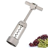 Westmark Glockenkorkenzieher mit Korkabstreifer, Monopol Edition, Stahl/Zink-Druckguss, Barolo,...