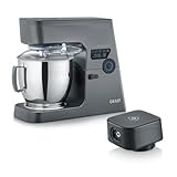 GRAEF Küchenmaschine MYestro KM7016 mit Adapter | Knetmaschine mit 7 Liter Edelstahl-Rührschüssel...