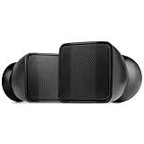 Power Dynamics BSX30B Wandlautsprecher Set Schwarz - 2X Passive Lautsprecher Boxen mit Wandhalterung...