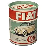 Nostalgic-Art Retro Spardose, 600 ml, FIAT – Premium Protection Oil – Geschenk-Idee für...