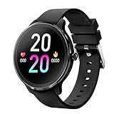 Sports Smart Watch 1.28-inch HD Large Screen Waterproof Fitness Tracker Smartwatch with Temperature...