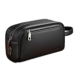 rockible Herren Handtasche mit Handschlaufe PU Business Multi Taschen Herren Clutch, Schwarz mit...