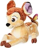 Disney Store Offizielles Bambi Mittelgroßes Kuscheltier, 28 cm, Plüschfigur mit 3D-Schmetterling...