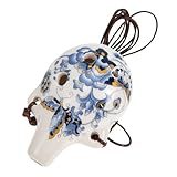 PAMINGONO Professionelle 6 Loch Keramik Okarina für Anfänger und Kleiner Übungsinstrument in Ac...