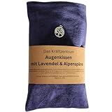 Das Kraftzentrum Augenkissen – Handgefertigt mit Lavendel & Alpenholzspänen – Weiches Augen-...