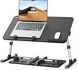 Tisch, SAIJI Betttisch, 5 höhenverstellbar Laptop ständer, Klappbarer laptoptisch, für Sofa Couch...