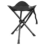GOOFFY ys Regenschirm Tragbarer Dreibeinhocker Klappstuhl mit Tragetasche for Outdoor Camping...