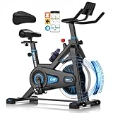 DMASUN Heimtrainer Fahrrad mit Magnetischem Widerstand, Leises Hometrainer Fahrrad, App Kompatibel...