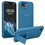 kwmobile Handyhülle kompatibel mit Apple iPhone 16e - Hülle mit Fingerhalter und Standfunktion -...