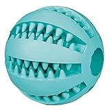 Trixie Denta Fun Ball, Naturgummi mit Minzgeschmack, 5 cm