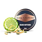 King C. Gillette Bartpflege Bartbalsam Männer (100 ml) mit Sheabutter, Arganöl, und Kakaobutter...