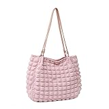 Oxtxuzdm Tasche mit gerüschtem Design, plissiert, für Damen, Mädchen, modische Handtasche, Damen,...