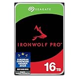 Seagate IronWolf Pro 16TB, NAS interne Festplatte HDD, 3.5 Zoll, 7200 U/Min, CMR, 256 MB Cache, SATA...