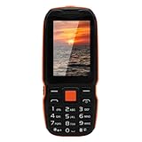 Fockety Klapphandy für Senioren, 2,6 Zoll HD Bildschirm, 0,13 MP, rotes Klapphandy mit seitlicher...