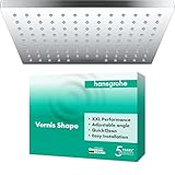 hansgrohe Vernis Shape - Kopfbrause, eckige Duschbrause (230 x 170 mm), Regendusche mit 1 Strahlart...