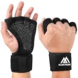 flintronic Offene Trainingshandschuhe, Fitness Handschuhe Herren Damen mit Integrierten...