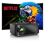 Beamer 4K Passend für Netflix Dolby Audio 30000L Smart Mini Beamer Heimkino Remote Fokus 4P...