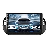 OiLiehu 4G+128G Android Autoradio für FIAT 500 2007-2015 CarPlay Android Auto Autoradio Mit...