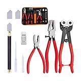 10 Pieces Glasfliesenschneider Metall Konstruktionswerkzeug Zum Glatten Genauen Schnitt Auf...