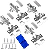 4er Set Küchenschrank Scharniere 110 Grad Softclose Automatikscharnier 35 mm Schranktürscharniere...